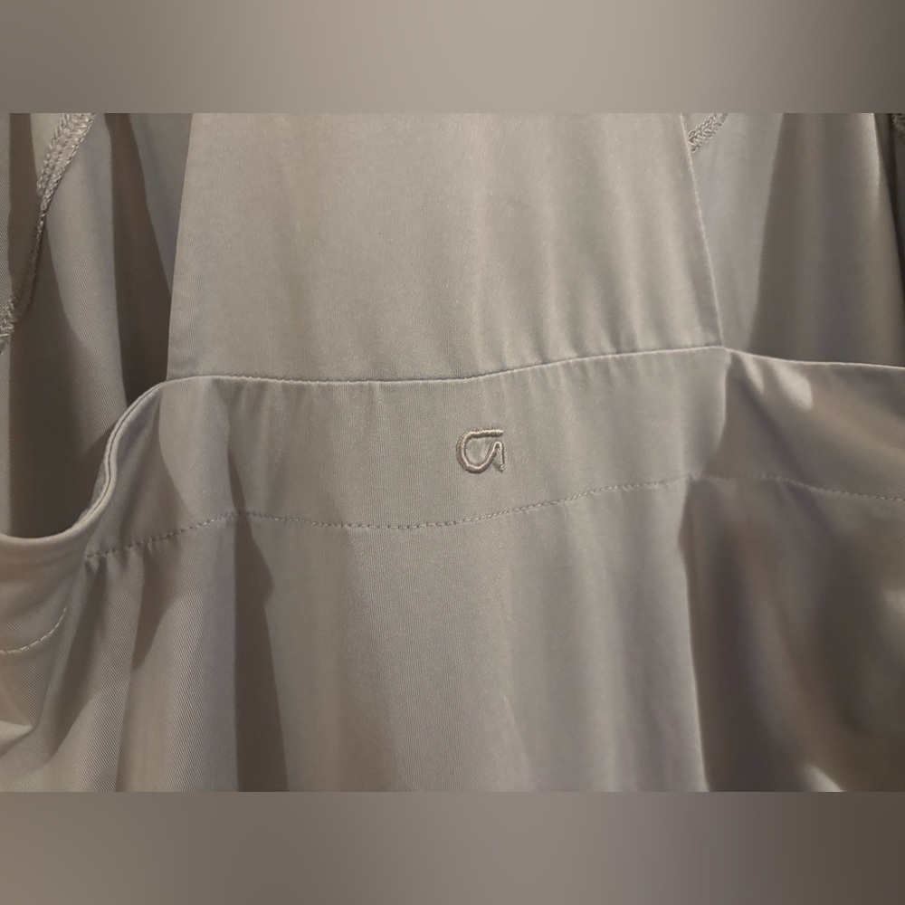 Gap Body Fit sz S Gray Dress with peach Straps - Picture 13 of 15
